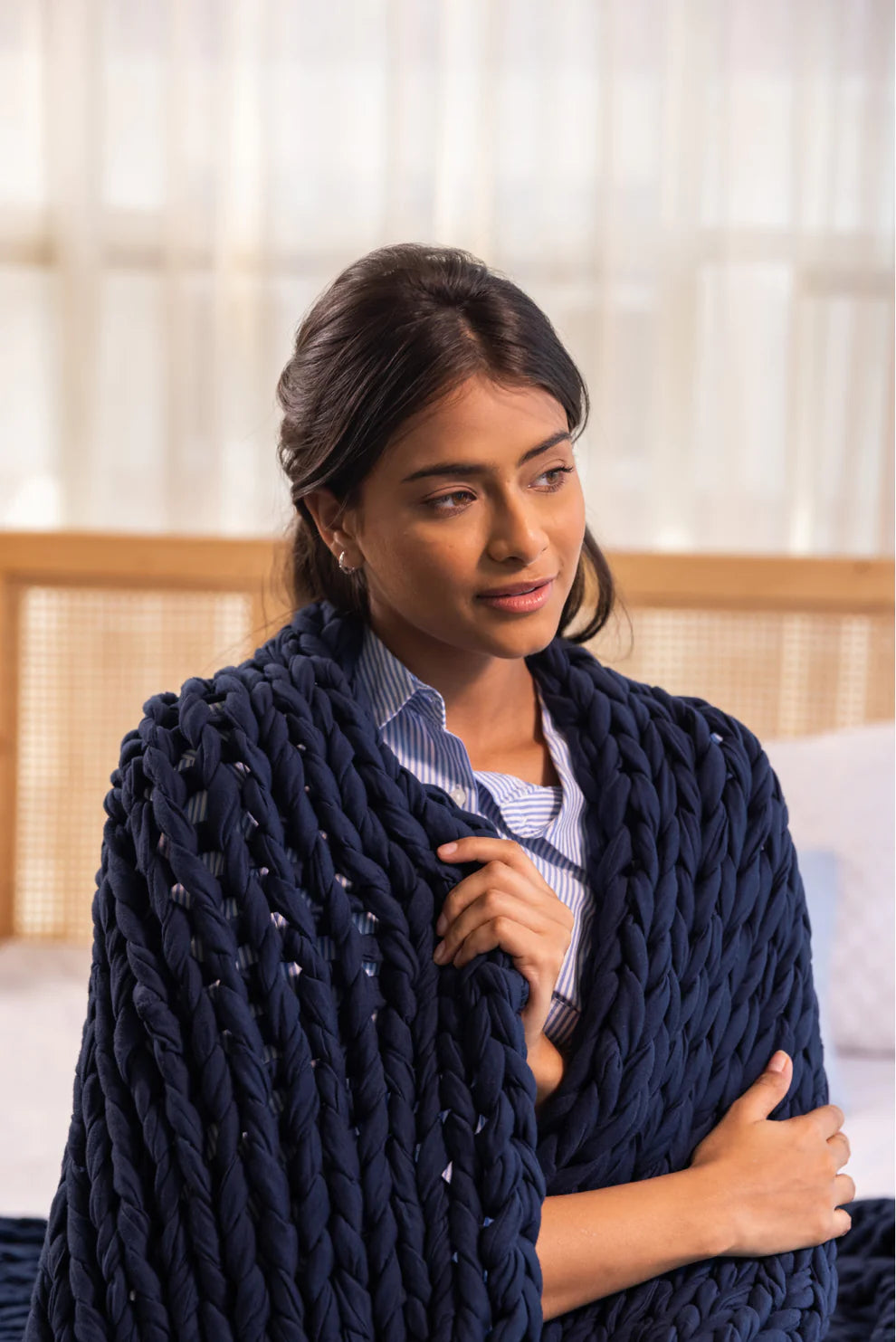 Hand-Knitted Weighted Blankets: The Cozy Embrace of Comfort and Style